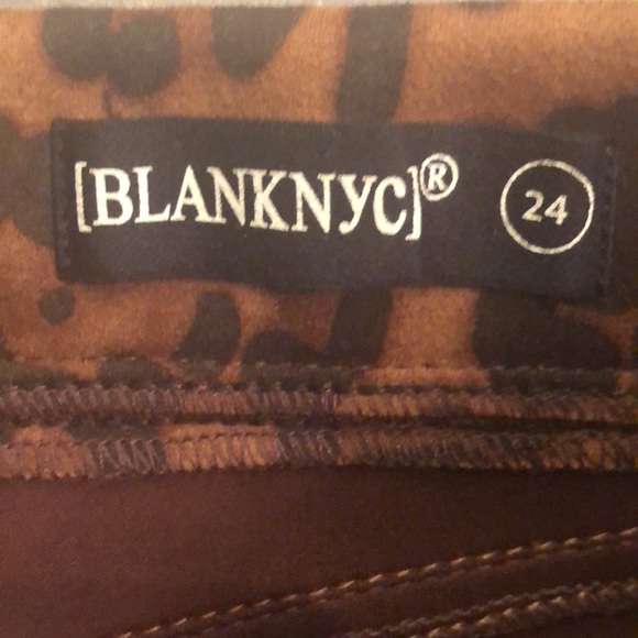 Blank NYC Animal Print Bell Bottom Pants - Picture 8 of 11